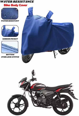 RONISH Waterproof Two Wheeler Cover for Bajaj(Discover 110, Blue)