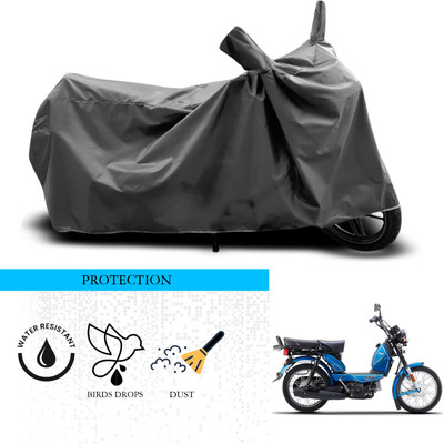 ANTHUB Waterproof Two Wheeler Cover for TVS(Heavy Duty, Grey)