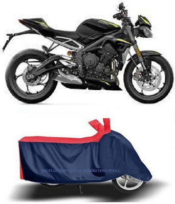 DSAMI Two Wheeler Cover for Triumph(Street Triple RS BS6, Blue)