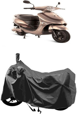 SUGASHRI Waterproof Two Wheeler Cover for Hero Electric(Electric Photon, Grey)