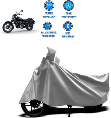 CODOKI Two Wheeler Cover for Bajaj(Avenger Street 160, Silver)
