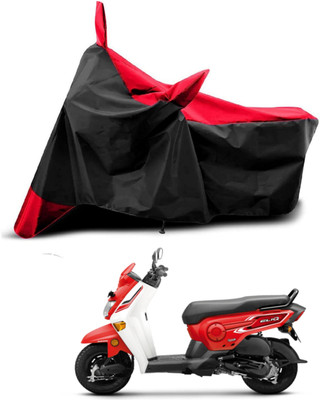 SK AUTO Two Wheeler Cover for Honda(Cliq, Red, Black)