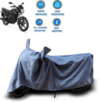 CODOKI Two Wheeler Cover for Hero(Passion Plus, Grey)