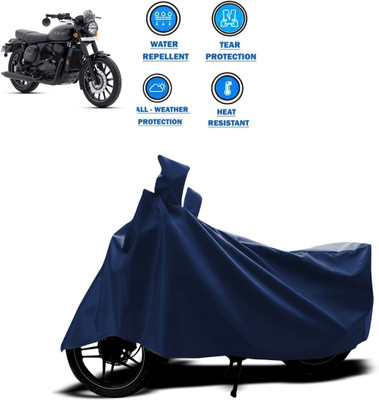 CODOKI Two Wheeler Cover for JAWA(Blue)