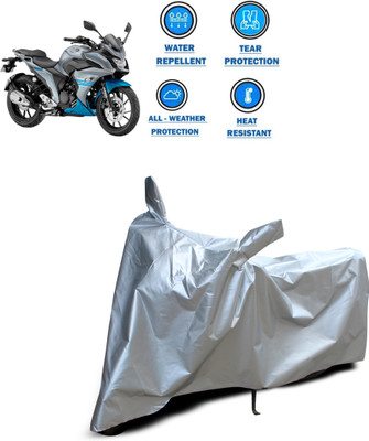 CODOKI Two Wheeler Cover for Yamaha(Fazer 25, Silver)