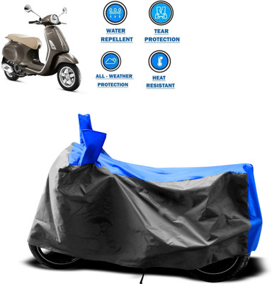 CODOKI Two Wheeler Cover for Piaggio(Vespa VXL, Grey)