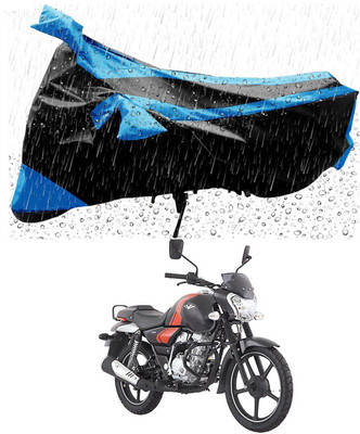 Mdstar Waterproof Two Wheeler Cover for Bajaj(V12, Blue, Black)