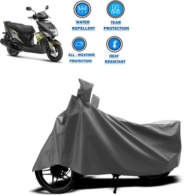 ANTHUB Two Wheeler Cover for Yamaha(Cygnus Ray ZR, Grey)