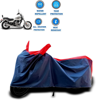 PAGORA Two Wheeler Cover for Bajaj(Avenger Street 220, Red)