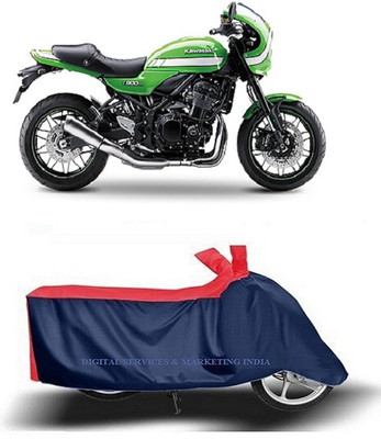 DSAMI Two Wheeler Cover for Kawasaki(Z900 RS Cafe Racer, Blue)