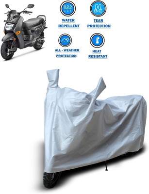 CODOKI Two Wheeler Cover for Honda(Cliq, Silver)
