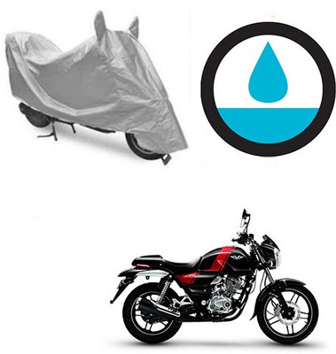 SK AUTO Waterproof Two Wheeler Cover for Bajaj(V 150, Silver)