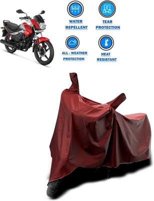 CODOKI Waterproof Two Wheeler Cover for Hero(Passion Pro i3S, Maroon)