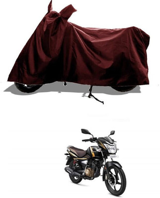 SK AUTO Two Wheeler Cover for TVS(Victor, Maroon)