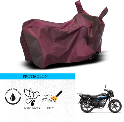 ANTHUB Waterproof Two Wheeler Cover for Honda(CD 110 Dream, Maroon)