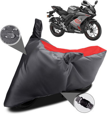 DeepShakshi AUTOMOTIVE Waterproof Two Wheeler Cover for Yamaha(R15 V3, Red)