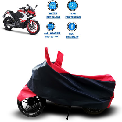 PAGORA Two Wheeler Cover for Bajaj(Pulsar RS 200, Red)