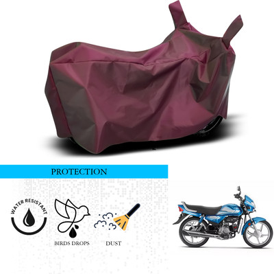 SnehaSales Waterproof Two Wheeler Cover for Hero(HF Deluxe i3s, Maroon)
