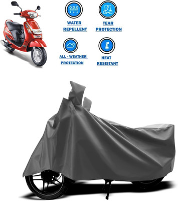 PAGORA Two Wheeler Cover for Mahindra(Duro DZ, Grey)
