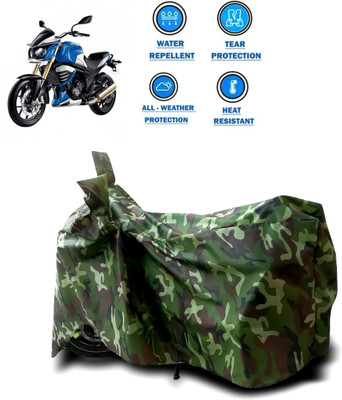 CODOKI Two Wheeler Cover for Mahindra(MOJO XT 300, Green)