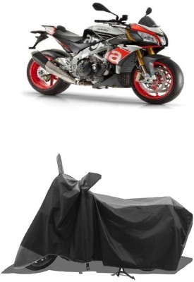 SUGASHRI Waterproof Two Wheeler Cover for Aprilia(Tuono 150, Grey, Black)