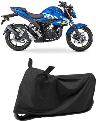 SK AUTO Two Wheeler Cover for Suzuki(SV 650 BS6, Black)