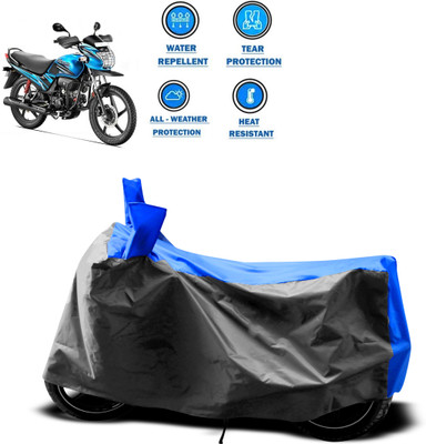 CODOKI Two Wheeler Cover for Hero(Passion Pro TR, Grey)