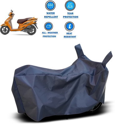 PAGORA Two Wheeler Cover for TVS(Wego, Blue)