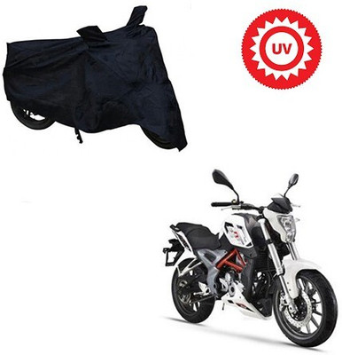 Mdstar Waterproof Two Wheeler Cover for DSK Benelli(TNT 25, Black)