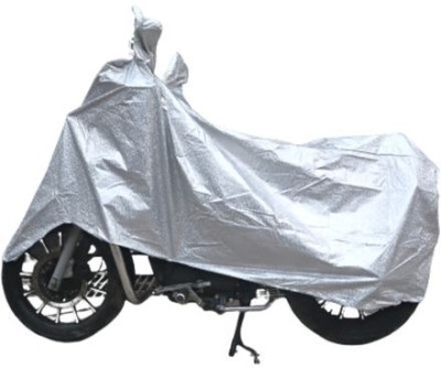 OPZET INDIA Waterproof Two Wheeler Cover for Bajaj(Pulsar NS 200, Silver)