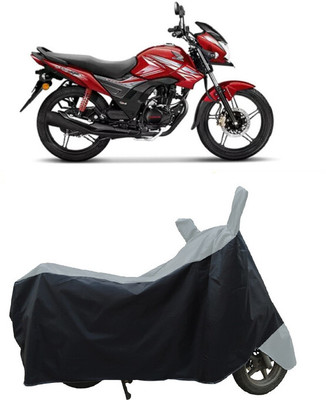 Coxtor Waterproof Two Wheeler Cover for Honda(CB Shine SP, Grey)