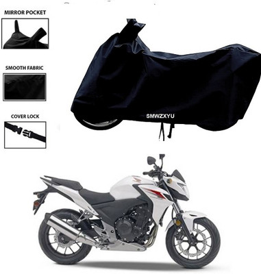 SK AUTO Waterproof Two Wheeler Cover for Honda(Black)