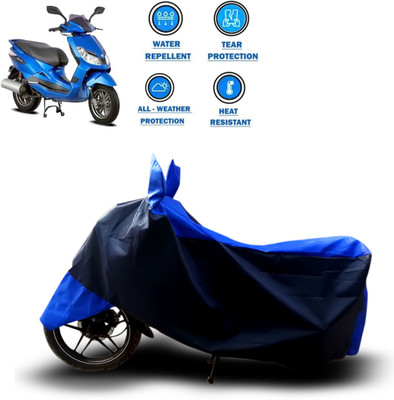 CODOKI Two Wheeler Cover for Bajaj(Blade 125, Blue)