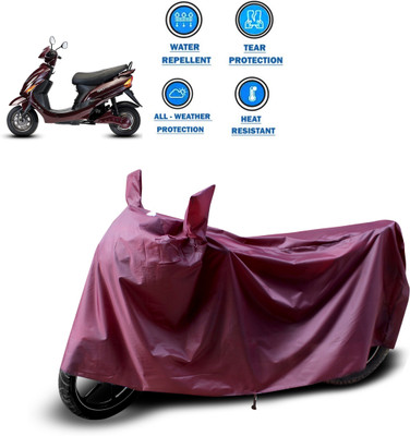 CODOKI Waterproof Two Wheeler Cover for Hero(Electric Wave Dx, Maroon)