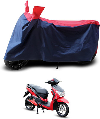 SK AUTO Two Wheeler Cover for Hero(Electric Dash, Red, Blue)