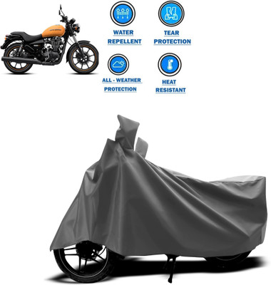 CODOKI Two Wheeler Cover for Royal Enfield(Thunderbird 500, Grey)