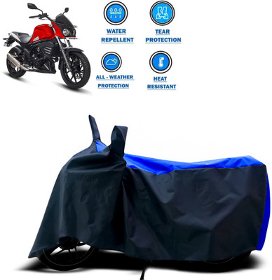 CODOKI Two Wheeler Cover for Mahindra(Mojo UT 300, Blue)