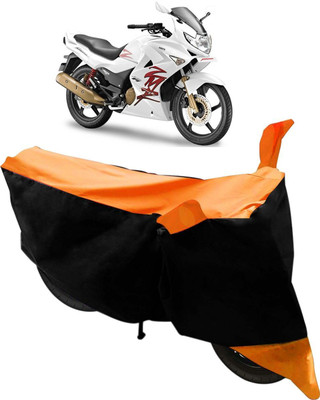 SK AUTO Two Wheeler Cover for Hero(Karizma ZMR, Black, Orange)
