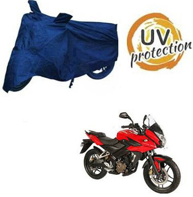 SK AUTO Waterproof Two Wheeler Cover for Bajaj(Pulsar AS 150, Blue)