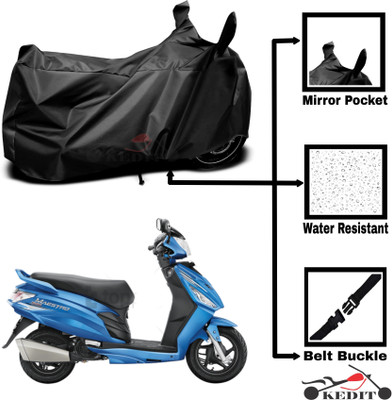 SK AUTO Two Wheeler Cover for Hero(Maestro, Black)