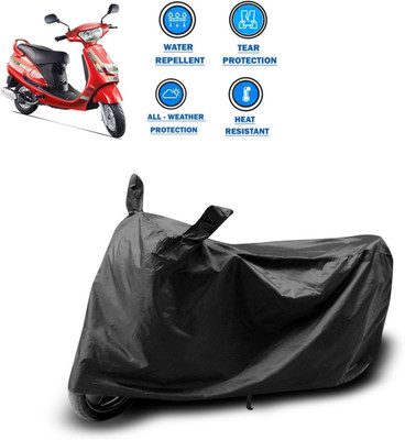 CODOKI Two Wheeler Cover for Mahindra(Duro 125, Black)