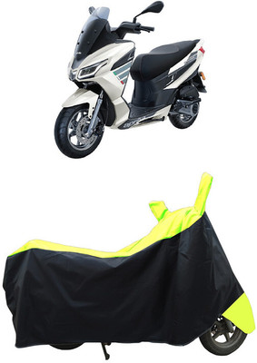 Coxtor Waterproof Two Wheeler Cover for Aprilia(SXR 160 BS6, Yellow)