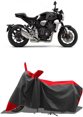 SUGASHRI Waterproof Two Wheeler Cover for Honda(CB1000R Plus, Red, Black)