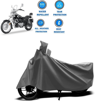 CODOKI Two Wheeler Cover for Bajaj(Avenger 220 Cruise, Grey)