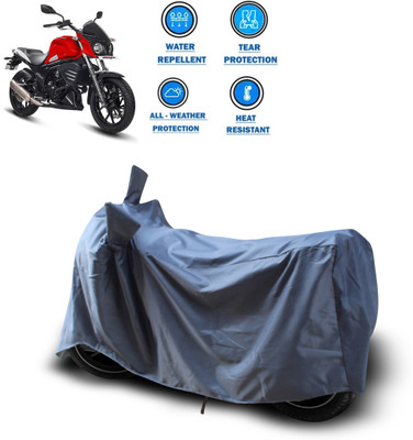 CODOKI Waterproof Two Wheeler Cover for Mahindra(Mojo UT 300, Grey)