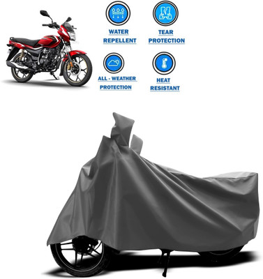 PAGORA Two Wheeler Cover for Bajaj(Platina 110, Grey)