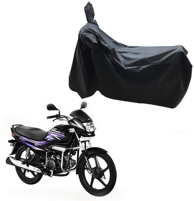 SK AUTO Two Wheeler Cover for Hero(MotoCorp Super Splendor, Black)