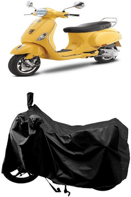 SUGASHRI Waterproof Two Wheeler Cover for Vespa(Vespa VXL 125, Black)