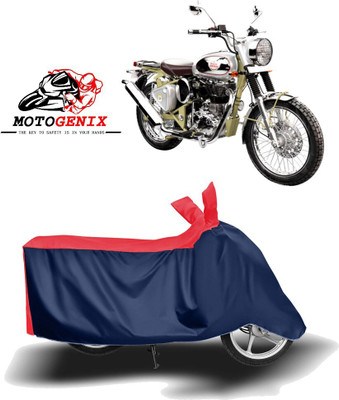 Mdstar Waterproof Two Wheeler Cover for Royal Enfield(Bullet Trials 500, Red, Blue)