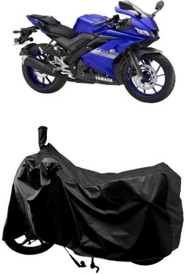 SUGASHRI Waterproof Two Wheeler Cover for Yamaha(YZF-R15 V3 BS6, Black)